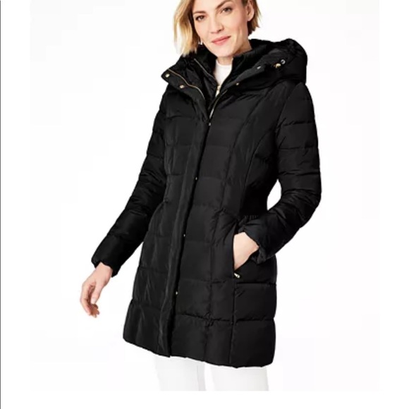 cole haan layered down puffer coat